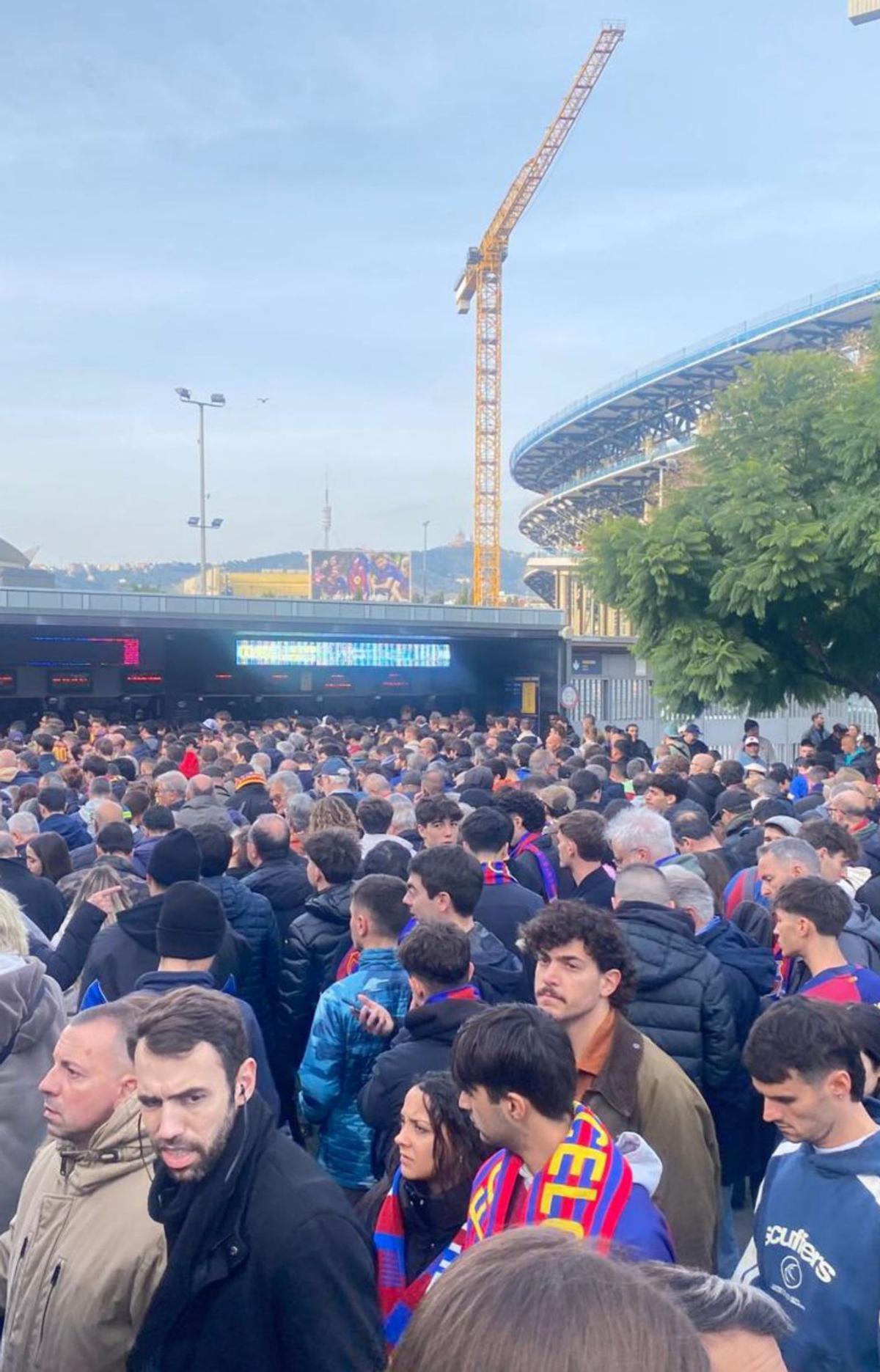 Caos per la fallada en l’app de les entrades