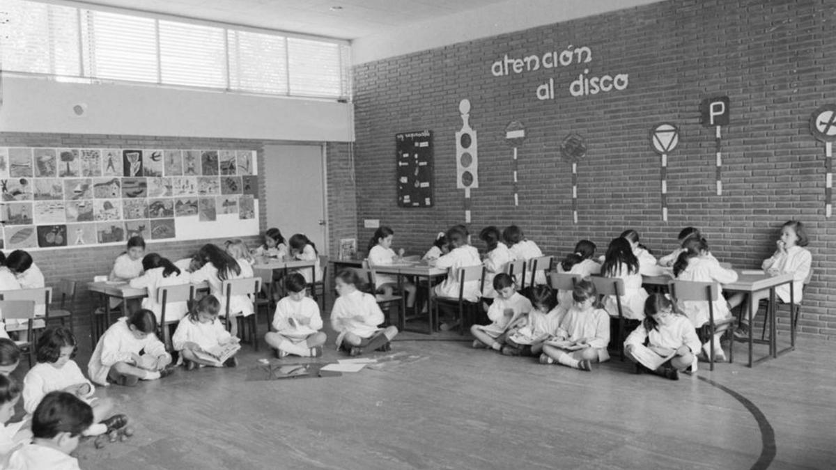 Imagen de las antiguas clases de Primaria.