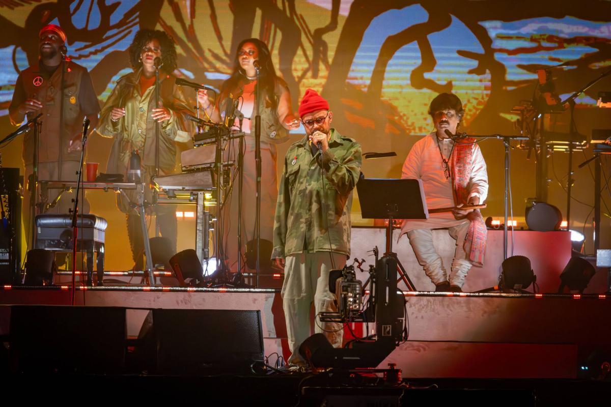 Gorillaz, durante su concierto en la tercera jornada del Primavera Sound 2026.