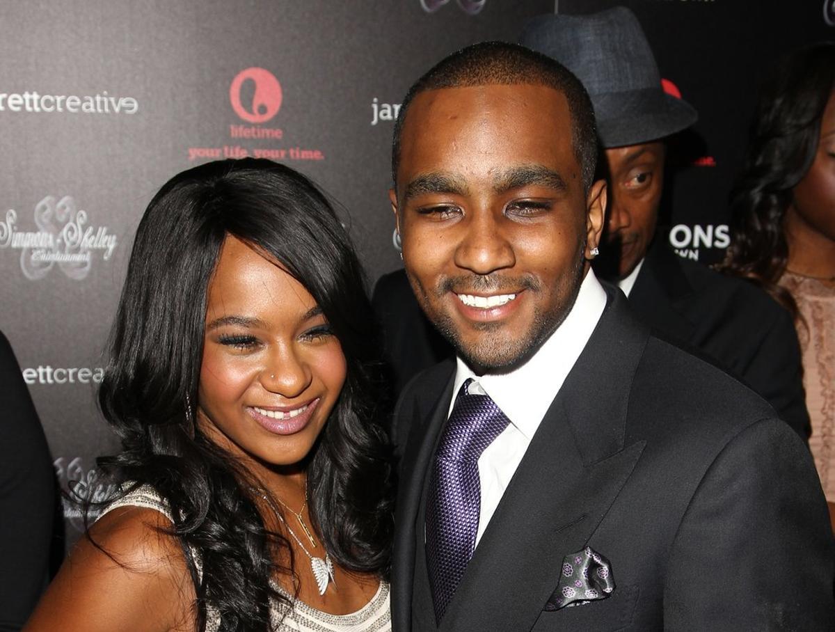 FILE - In this Oct. 22, 2012, file photo, Bobbi Kristina Brown and Nick Gordon attend the premiere party for The Houstons On Our Own at the Tribeca Grand hotel in New York. Gordon, ex-partner of the late Bobbi Kristina Brown, has died. He was 30. Gordon’s attorney Joe S. Habachy confirmed his client’s death Wednesday, Jan. 1, 2020. Brown was the daughter of Whitney Houston. (Photo by Donald Traill/Invision/AP, File)