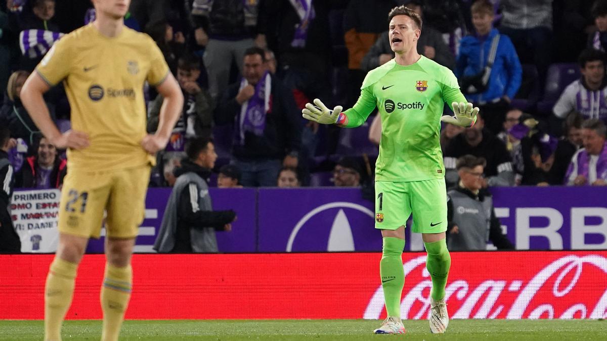 Ter Stegen, contra el Valladolid