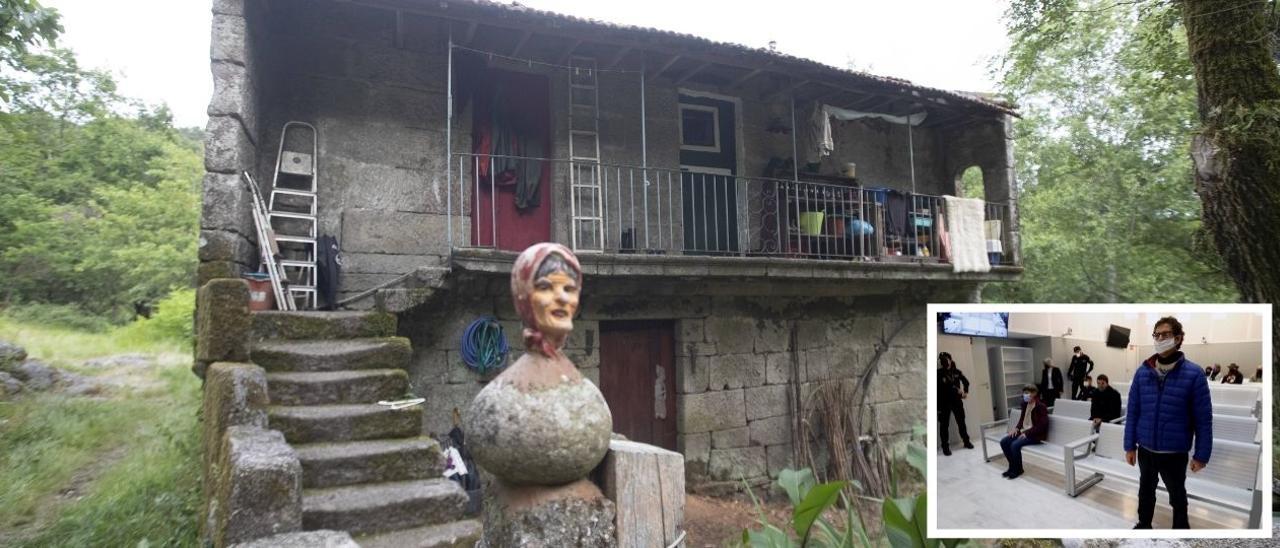 Los líderes de resistencia galega vivían se ocultaban en una vivienda de Fornelos de Montes.