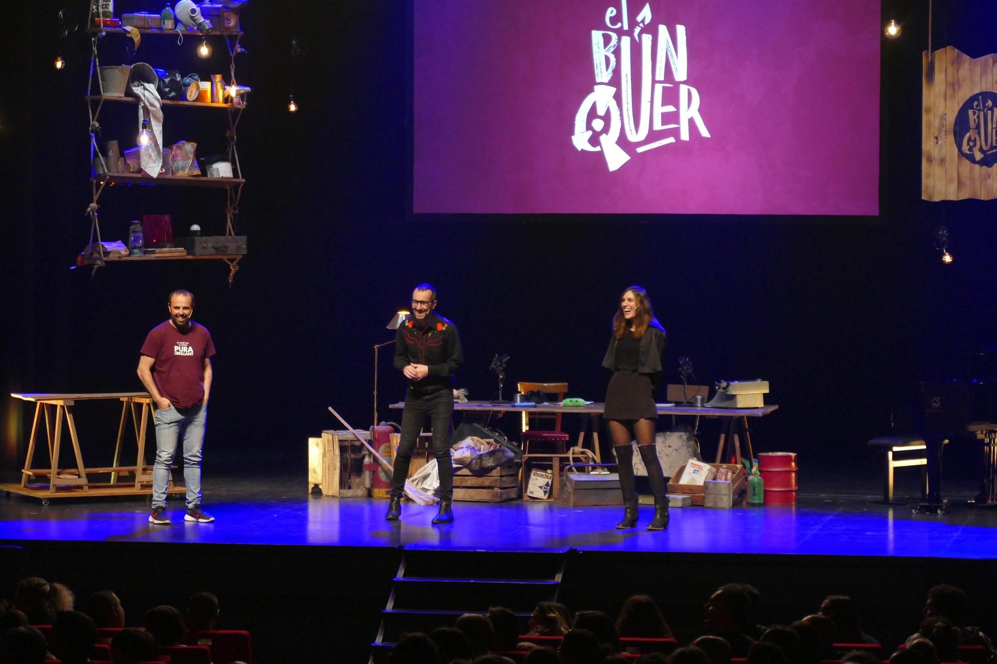 Les rialles entren al Búnquer del Teatre El Jardí de Figueres