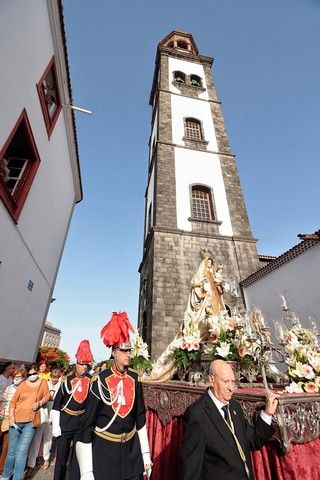 Embarcación de la Virgen del Carmen en el Puerto de Santa Cruz de Tenerife, julio 2022