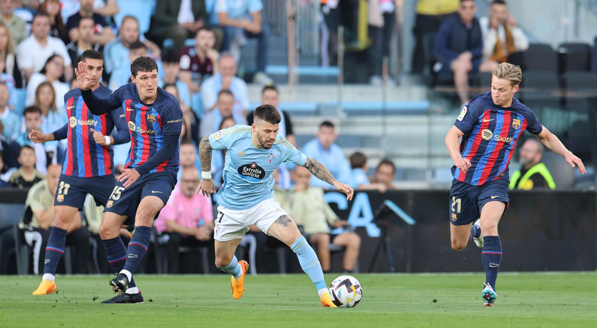 Lágrimas de felicidad en Balaídos: otro final de temporada agónico del Celta