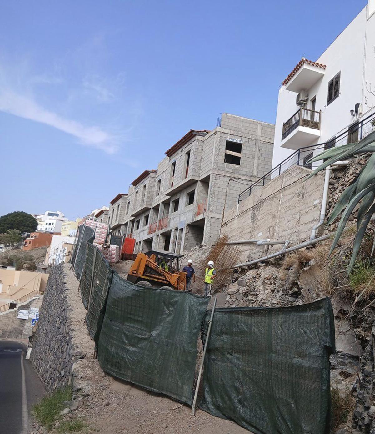 Las cuatro viviendas adquiridas por Visocan en la capital gomera.