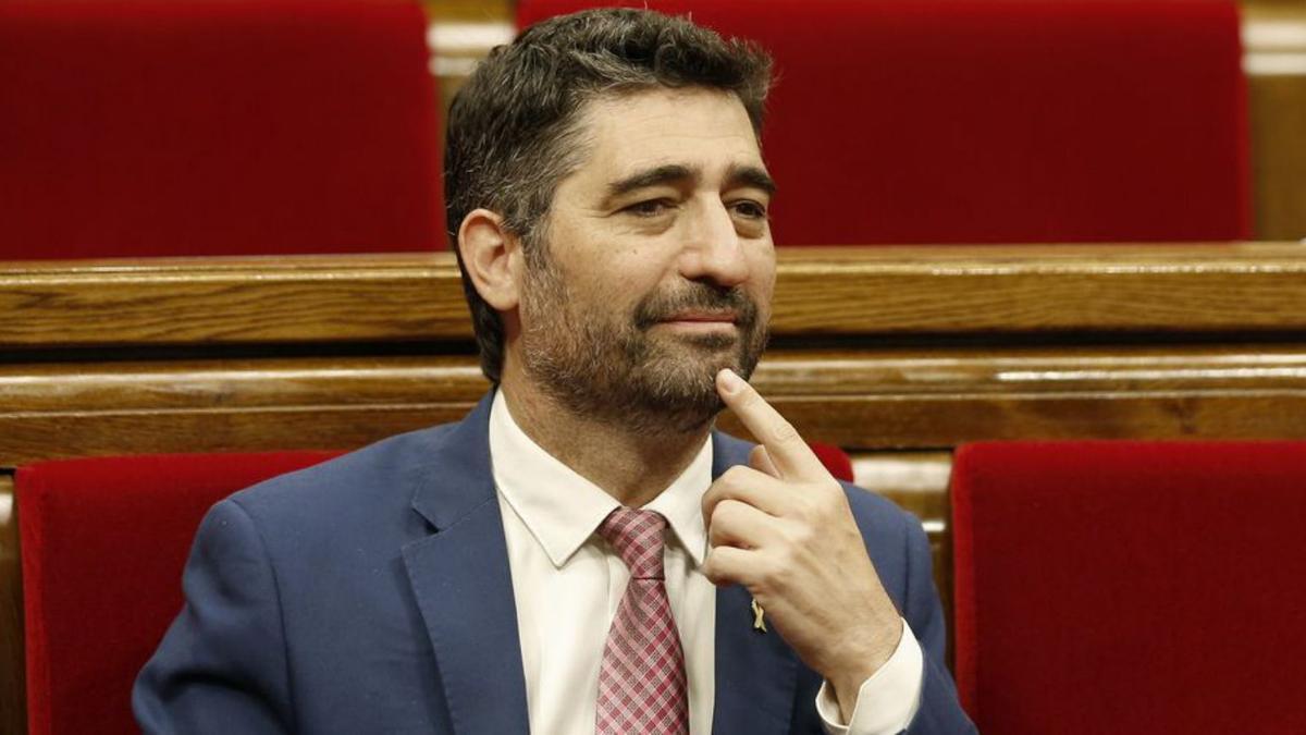 Jordi Puigneró,  al Parlament  | ANDREU DALMAU/EFE