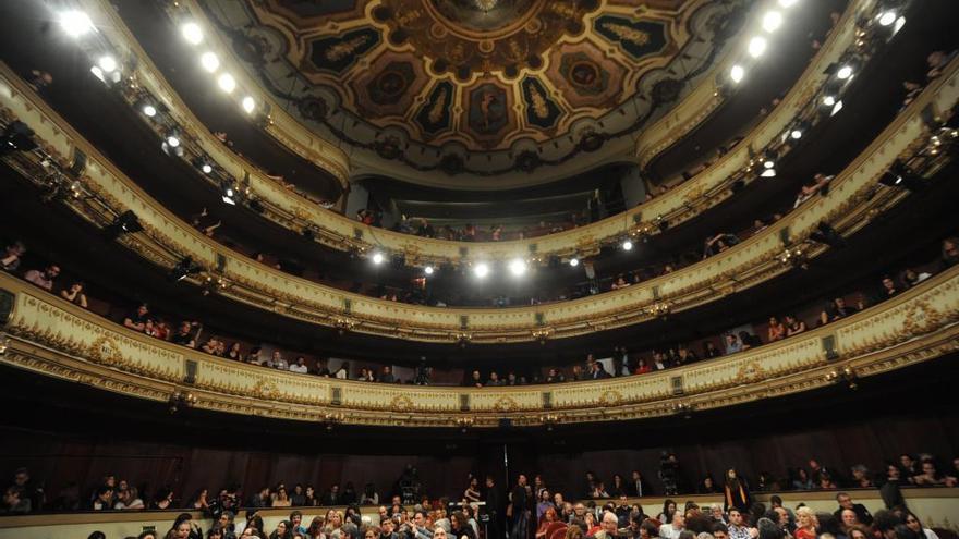 Teatro Rosalía de Castro de A Coruña durante la celebración de una gala de los Premios María Casares.