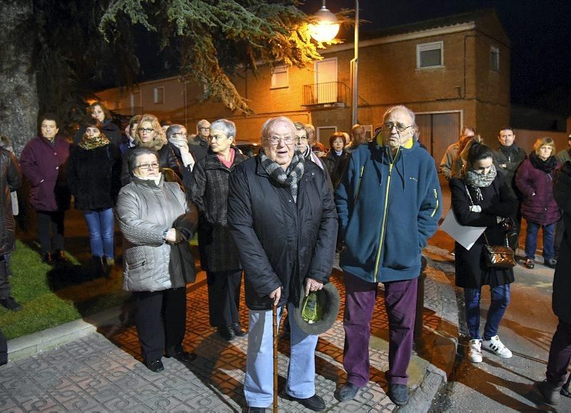 Concentración en Frula en rechazo a la violencia de género