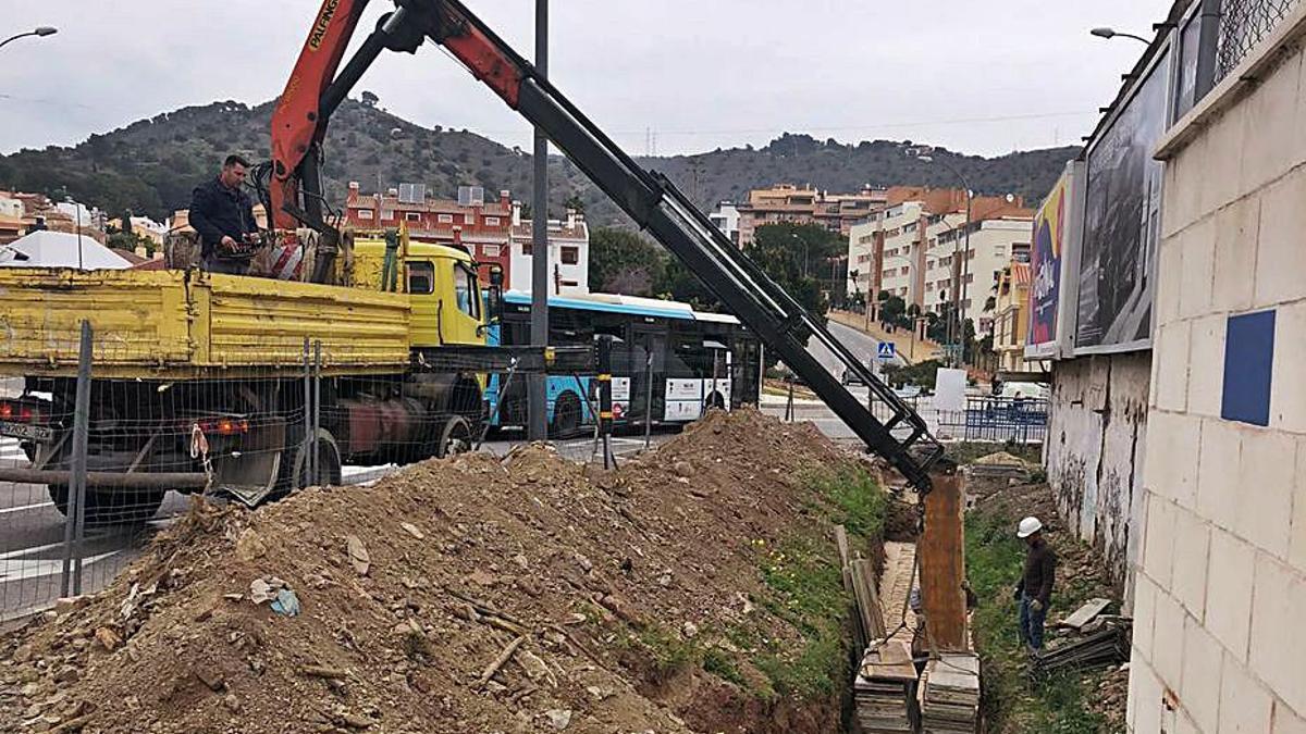 Obras en Ciudad Jardín, en una imagen de archivo.
