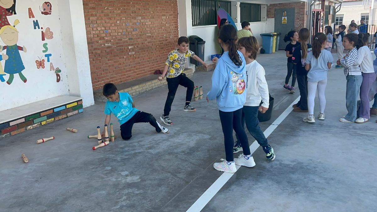 Actividad en el colegio Urbano Palma de Santaella.