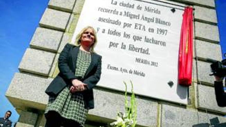 Una plaza en Mérida recuerda desde ayer a Miguel Angel Blanco