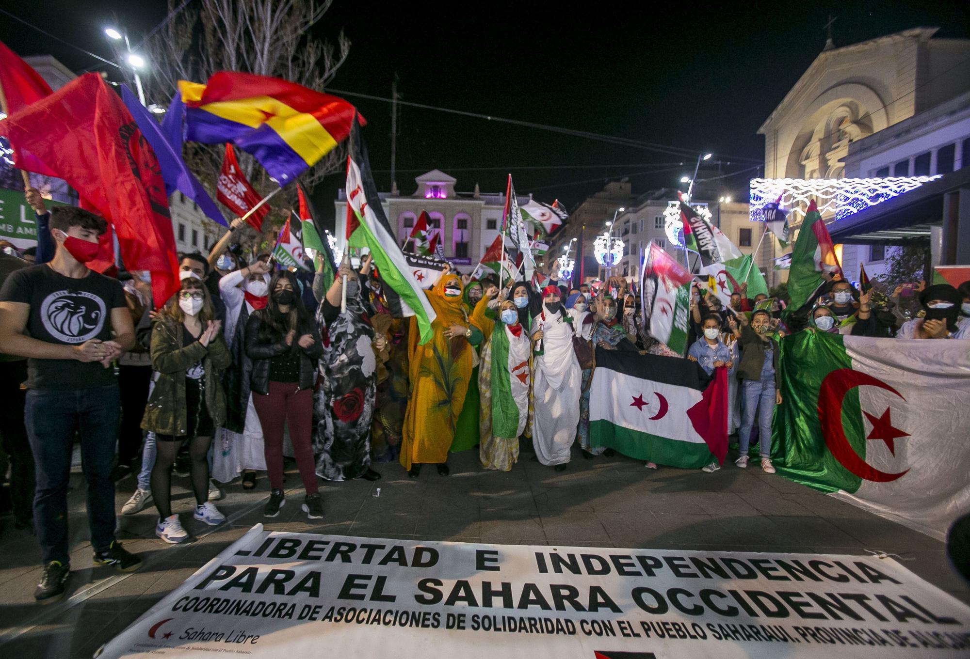 Más de 300 personas incumplen las medidas en una concentración de apoyo al pueblo saharaui