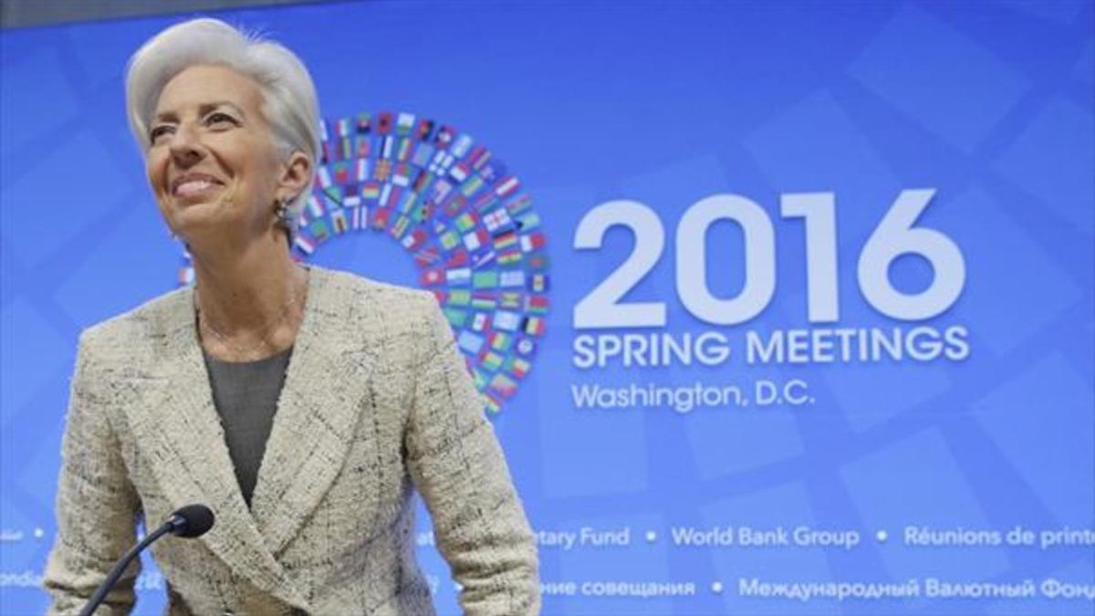 Christine Lagarde, directora del FMI.