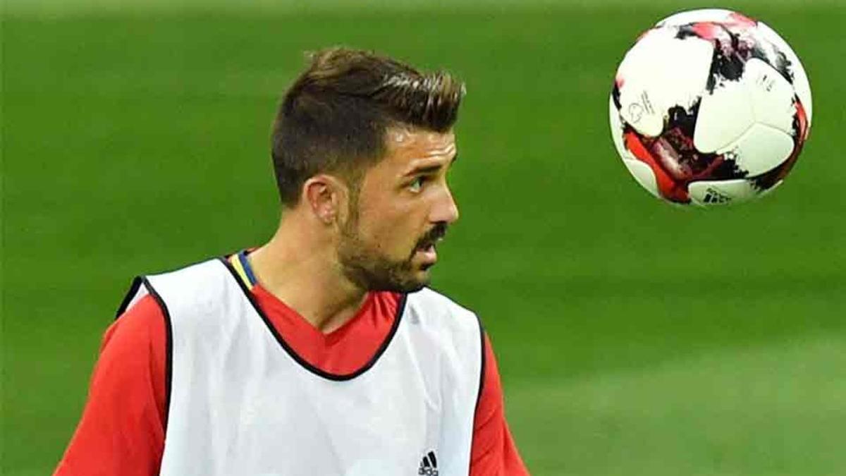 David Villa se ha lesionado con la selección