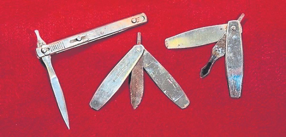 Lancetas para sangrías.