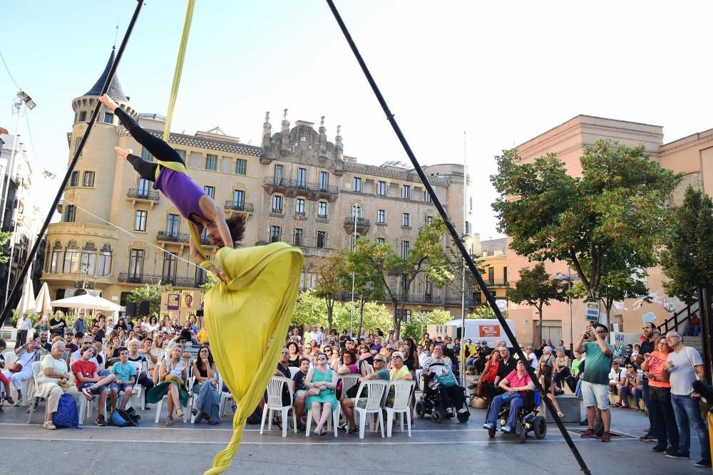 Acte d' ERC per les preses polítiques a la Plaça d