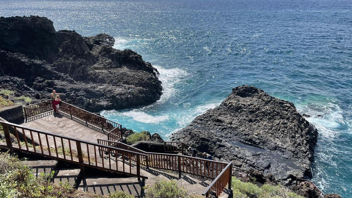 Playas de la Zamora en La Palma, Islas Canarias.