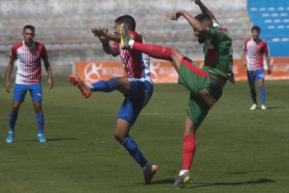 El partido entre el Sporting de Gijón y el Alavés, en imágenes