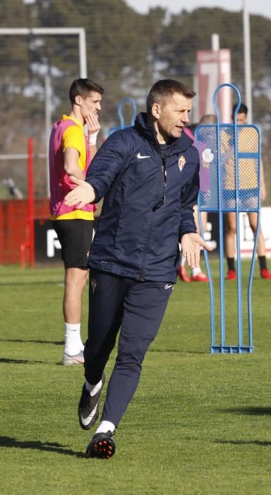 Entrenamiento del Sporting