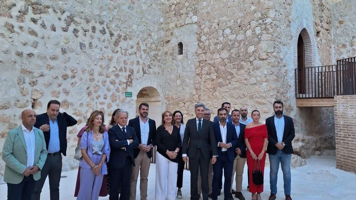 Acto de inauguración del Castillo de Luque tras la reforma.
