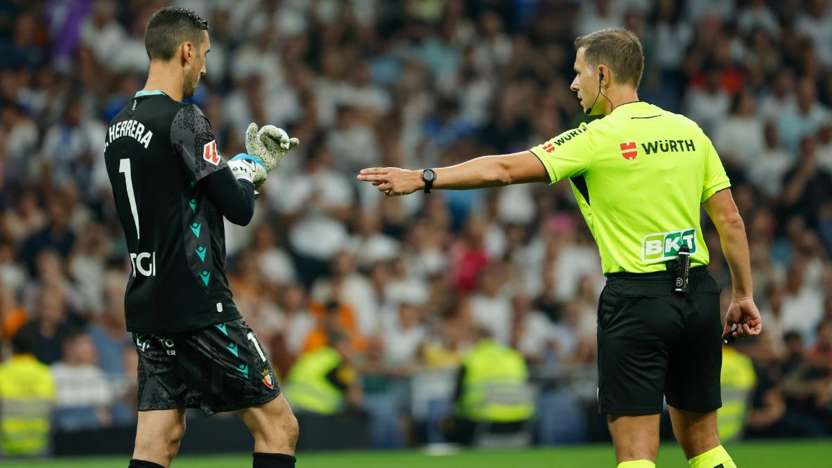Sergio Herrera, portero de Osasuna