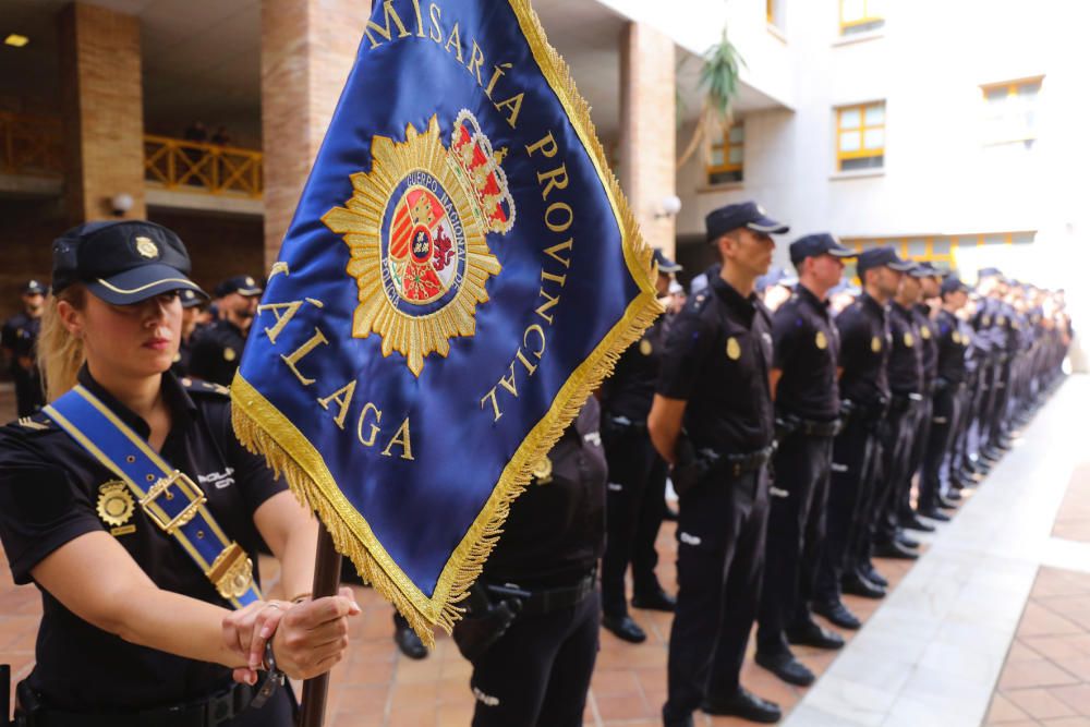 Málaga recibe a 190 cadetes de la Policía Nacional que harán prácticas durante un año.