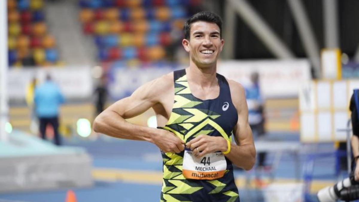 Adel Mechaal, en el Míting Internacional de Catalunya