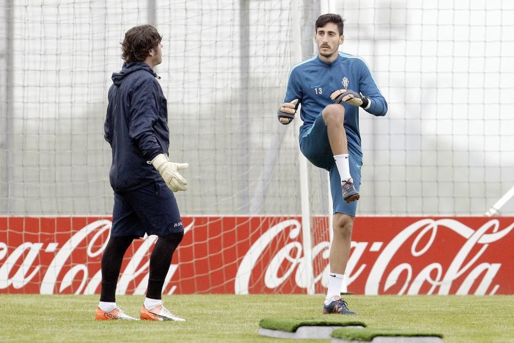 Entrenamiento del Real Sporting