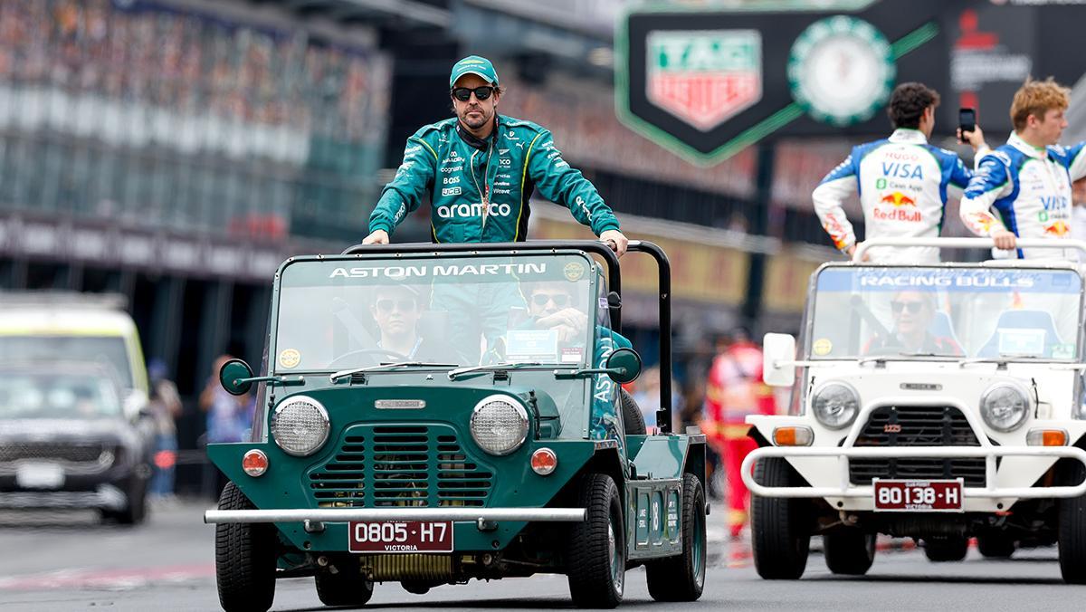 ALONSO Fernando (spa), Aston Martin F1 Team Honda AMR26, portrait during the Formula 1 Qatar Airways Australian Grand Prix 2026, 1st round of the 2026 Formula One World Championship from March 6 to 8, 2026 on the Albert Park Circuit, in Melbourne, Australia - Photo DPPI AFP7 08/03/2026 ONLY FOR USE IN SPAIN