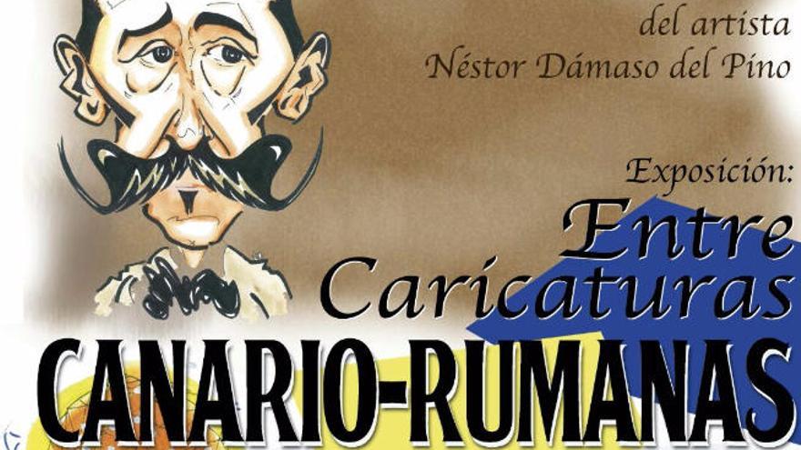 El consulado de Rumanía presenta una muestra de caricaturas