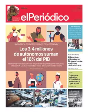 La portada de EL PERIÓDICO del 26 de octubre de 2025