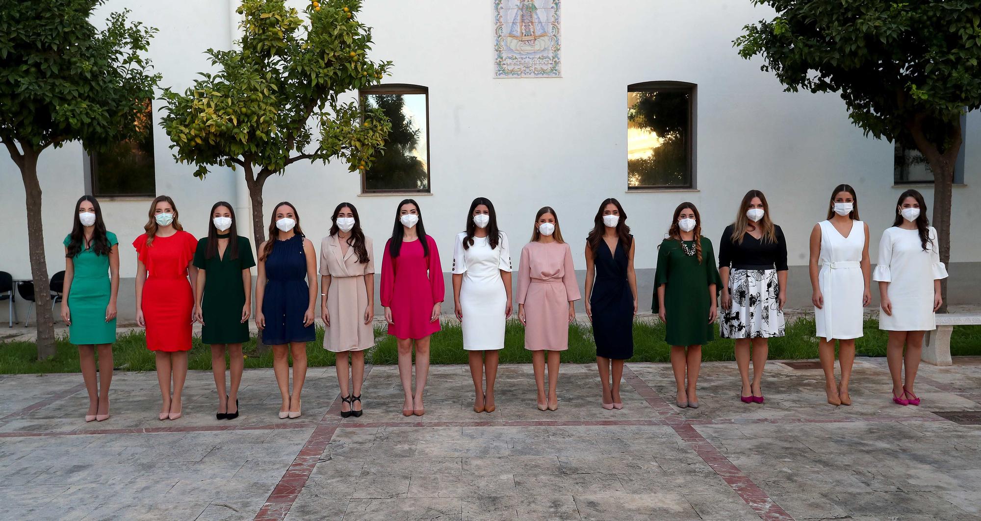 La primera sesión de fotos de las aspirantes a Fallera mayor de València