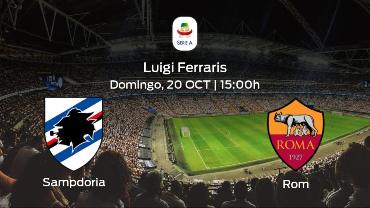 Jornada 8 de la Serie A: previa del duelo Sampdoria - Roma