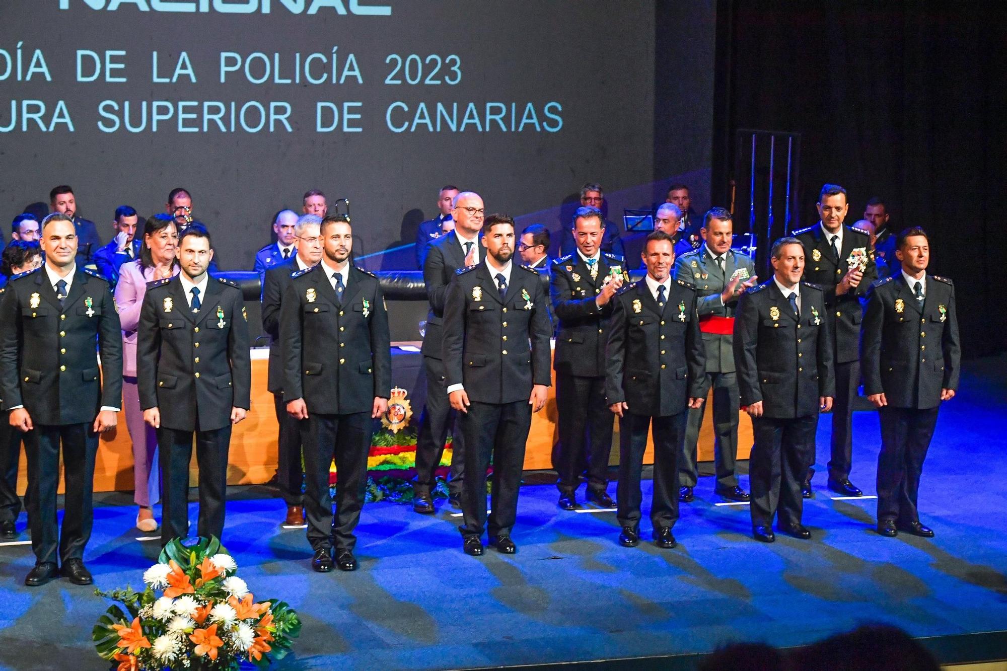 Acto del Día de la Policía en San Bartolomé de Tirajana