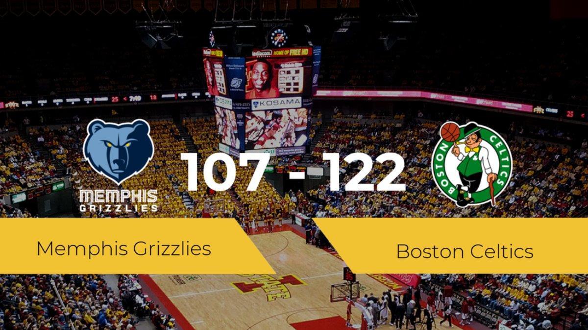 Boston Celtics consigue la victoria frente a Memphis Grizzlies por 107-122