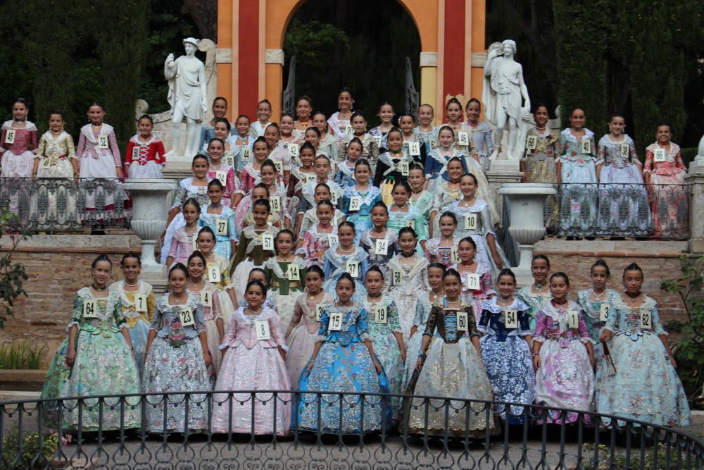 Los Jardines de Monforte acogieron la prueba de las infantiles con moño único