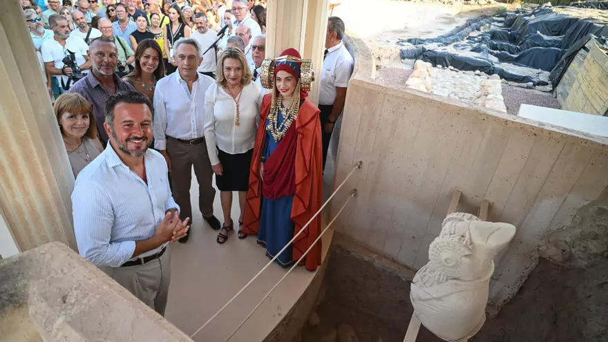 Conmemoración del 128 aniversario del hallazgo de la Dama de Elche el yacimiento de La Alcudia