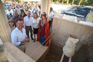 Conmemoración del 128 aniversario del hallazgo de la Dama de Elche el yacimiento de La Alcudia