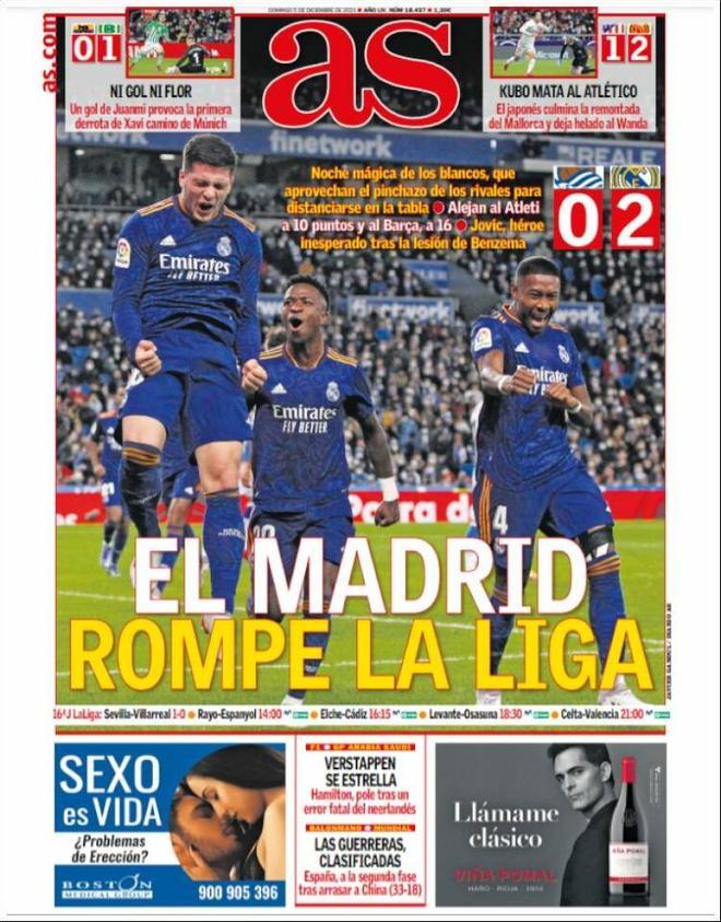 Las portadas de la prensa deportiva de hoy