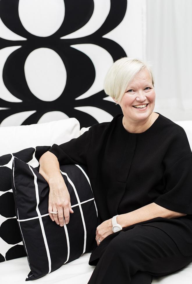 Minna Kemell-Kutvonen, directora de diseño de estampados y de la línea de decoración de Marimekko