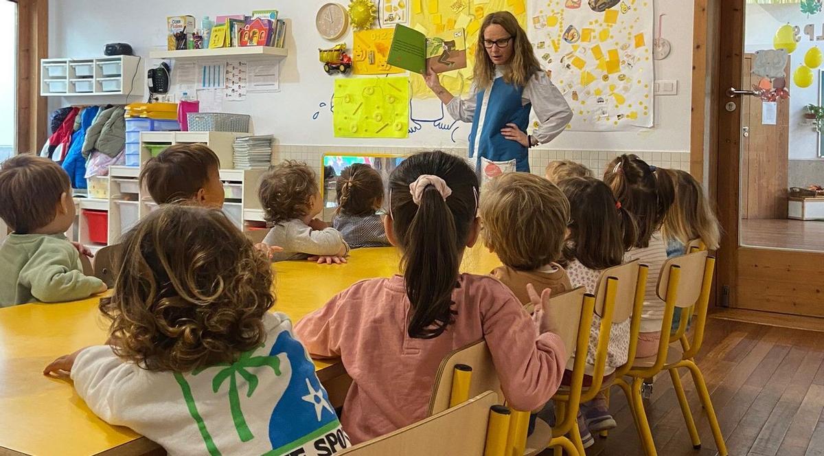 Un aula de infantil en Castellón