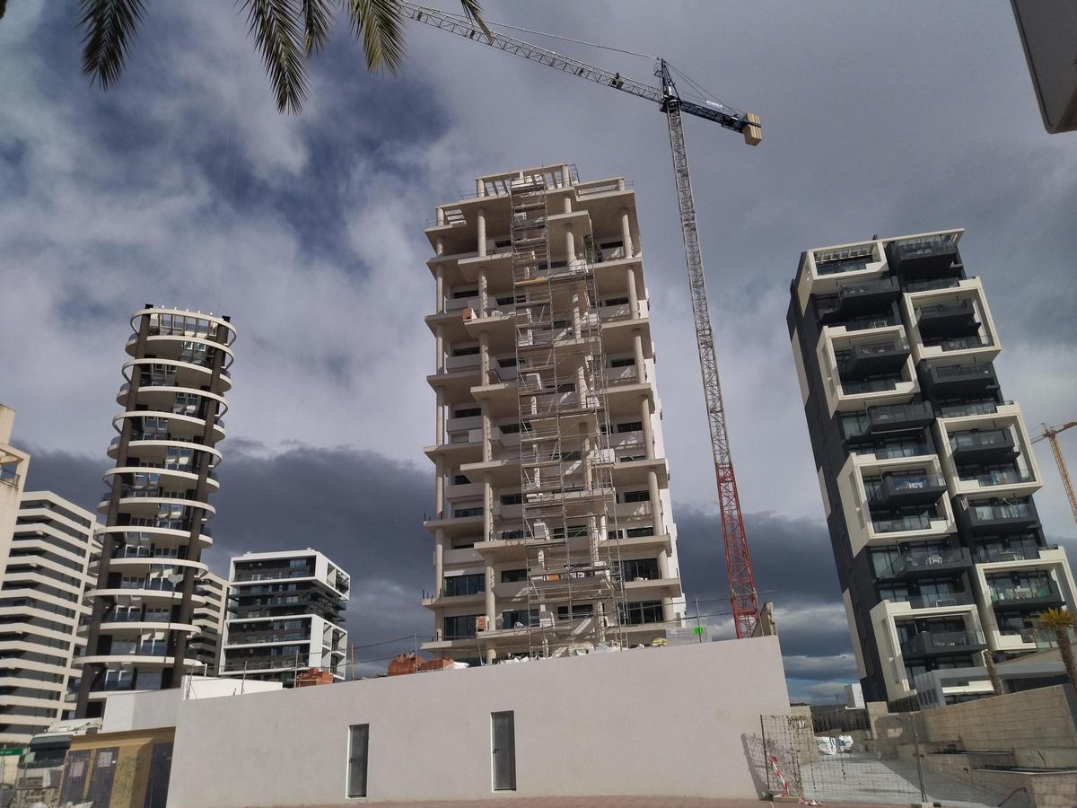 Edificios en construcción en Calp