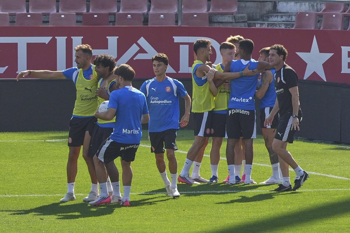Les millors imatges de l'entrenament del Girona FC