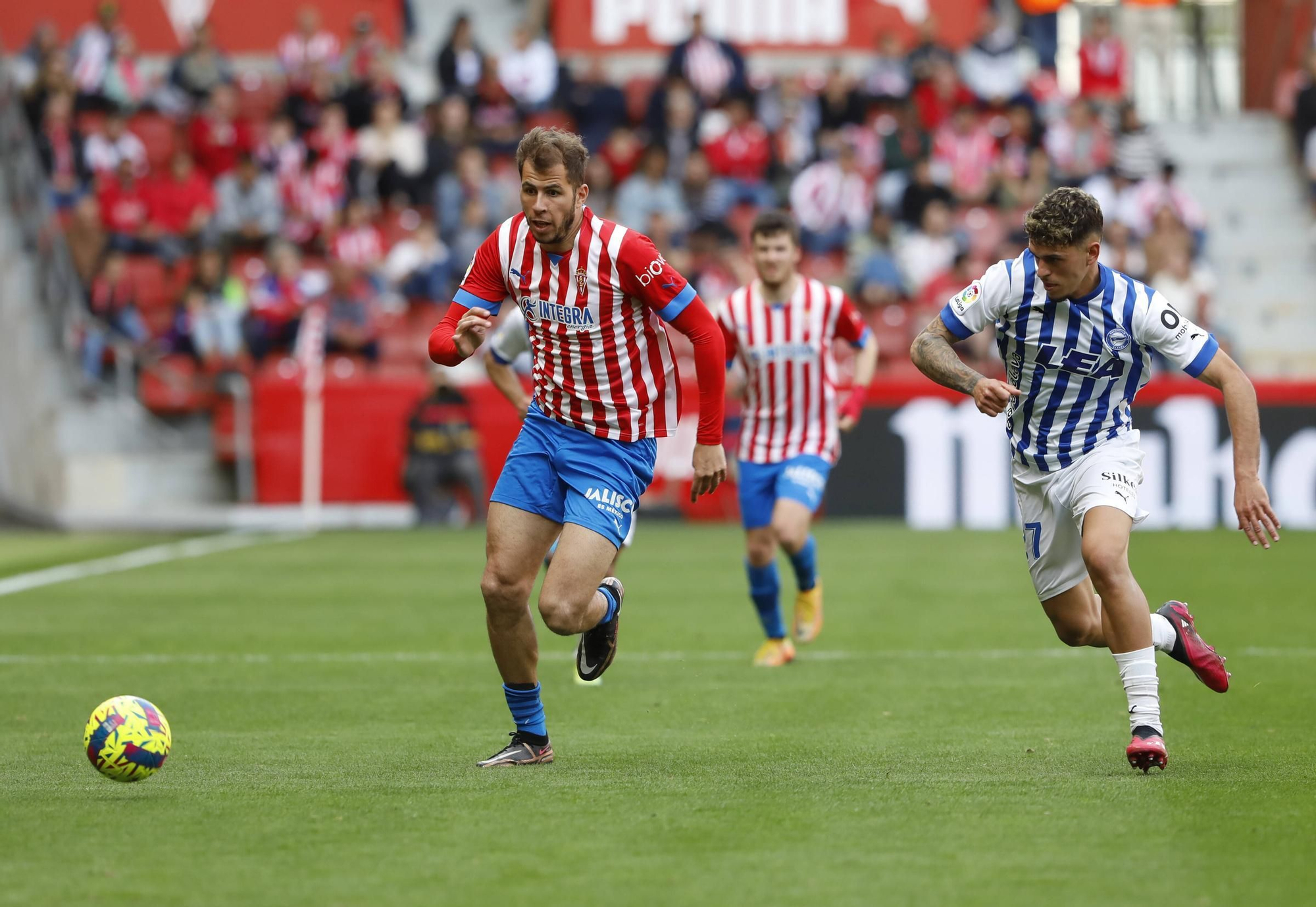 Así fue el encuentro entre el Sporting y el Alavés