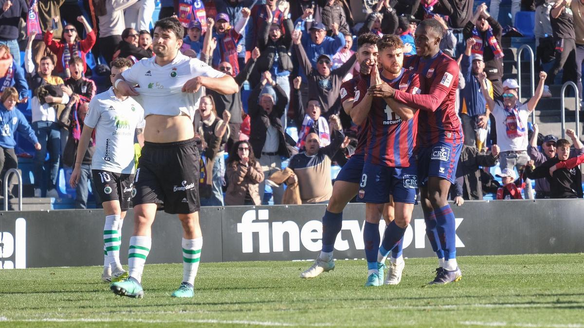 Cronología de cd eldense contra racing de santander