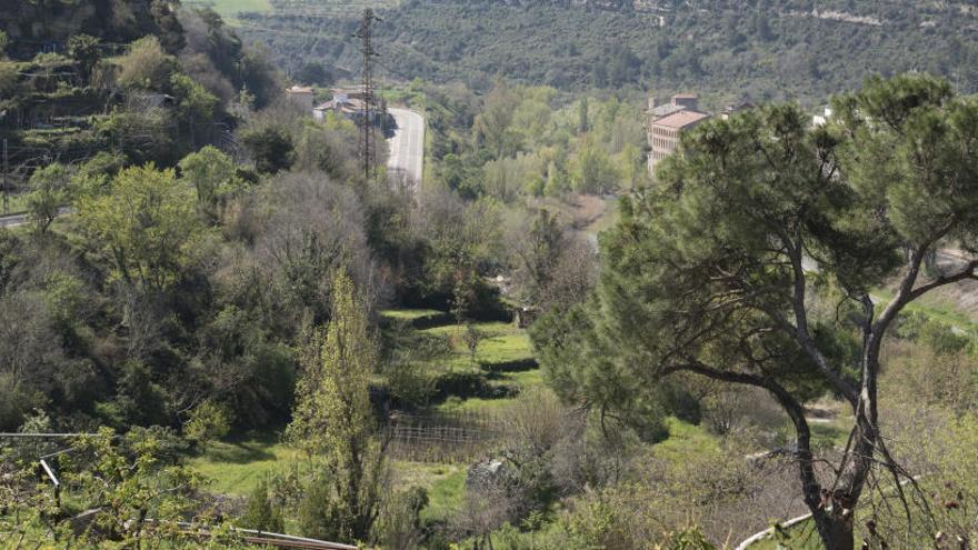 Vistes des de el mirador de la creu de Tort al Barri de les Escodines