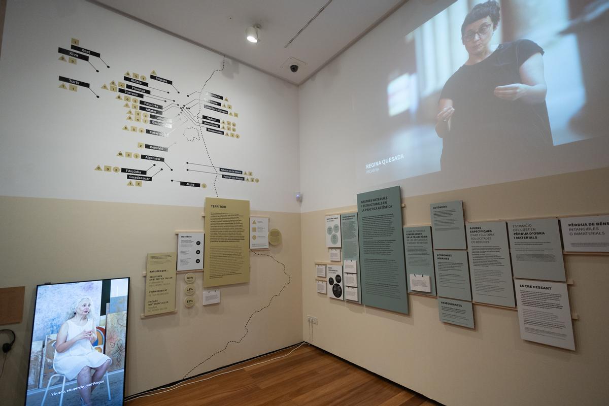 Exposición "La huella de la DANA en la práctica artística".