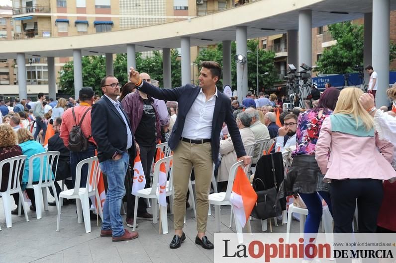 Albert Rivera, líder de Ciudadanos, en Murcia