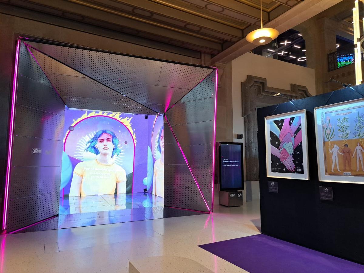 La exposición 'Presente continuo' enfatiza la necesidad de la lucha feminista más allá del 8m